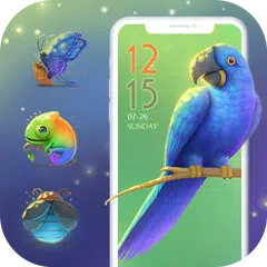 Beautiful Natural Blue Parrot  アプリダウンロード
