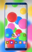 Theme for focus colorful bright balloons wallpaper Affiche