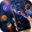 Landscape night city bright li APK