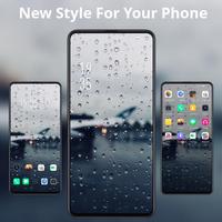 Rain drops HD Wallpapers glass screenshot 1