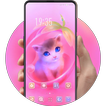 ”Pink Cute Kitty Theme Lovely C