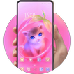Pink Cute Kitty Theme Lovely C