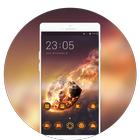 Samsung Galaxy S9 launcher | Fire stone theme أيقونة