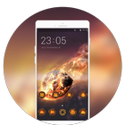 Samsung Galaxy S9 launcher | Fire stone theme icône