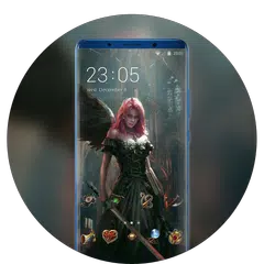 Theme for dark angle wallpaper