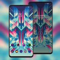 Abstract theme Colorful and cool geometric shapes screenshot 3