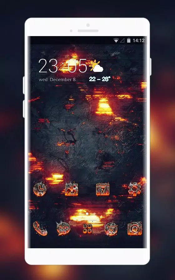 Fiery magma theme for lava z81 wallpaper APK للاندرويد تنزيل