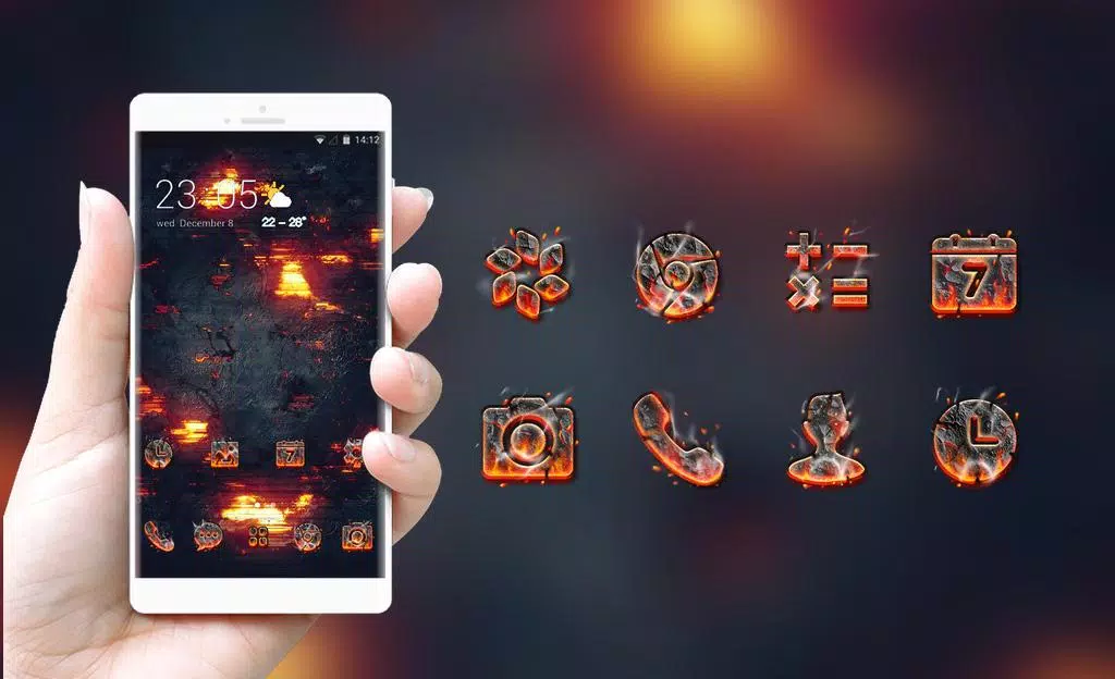Fiery magma theme for lava z81 wallpaper APK للاندرويد تنزيل Fiery magma theme for lava z81 wallpaper APK للاندرويد تنزيل