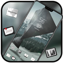 Abstract theme hourglass floating in the air APK