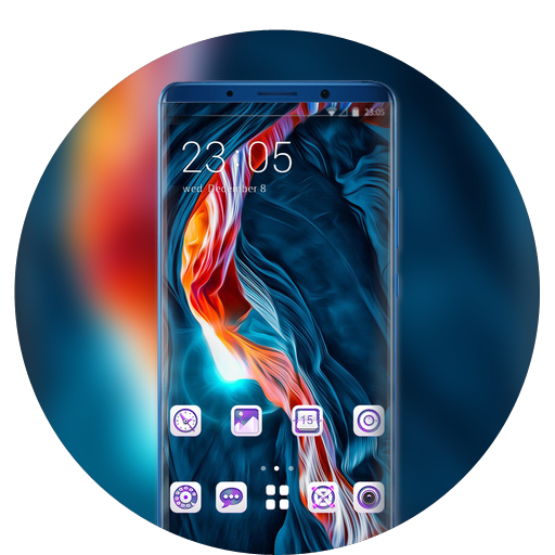 Abstract theme for Lg V50 launcher