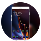 Theme for One Plus 6T Classic glass launcher icon