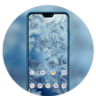 Icona Icy feathers theme \ huawei p smart wallpaper