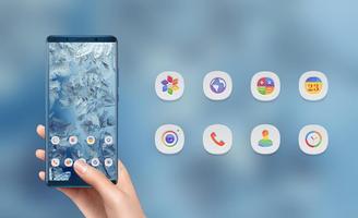 Icy feathers theme \ huawei p smart wallpaper 截图 3