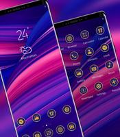 برنامه‌نما Abstract gradient simple pure phone classic theme عکس از صفحه