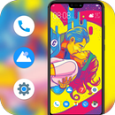 Drawing love colorful galaxy star theme APK