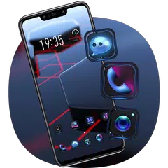 download Tech theme hexahedron Wallpape APK