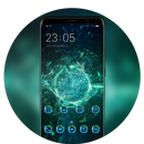 Crystal theme | wallpaper for dark tech circle APK