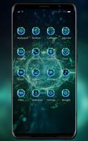 Crystal theme | wallpaper for dark tech circle captura de pantalla 1