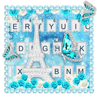 Glitter Diamond Butterfly Tower Keyboard Theme icono