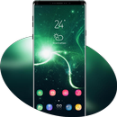 Green universe galaxy abstract theme-APK