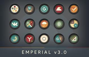 Emperial - Circle Retro Icons Ekran Görüntüsü 2