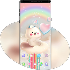 آیکون‌ Dream rainbow cloud love pet theme