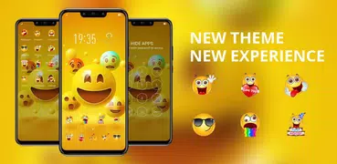 Emoji Face theme Смешное выраж