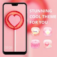 Pink love lollipop theme galaxy s10 sweet launcher bài đăng