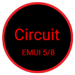 Red Circuit EMUI 5/8 Theme