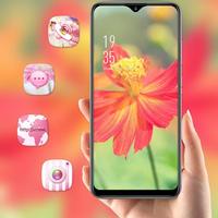 Blooming Flower Bright Sun landscape theme โปสเตอร์