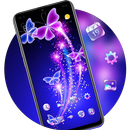 APK Bling pink romantic butterfly 