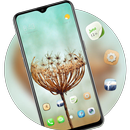 Blown dandelion theme flower plants launcher APK