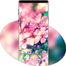 Bright Pink Flower Ball theme aplikacja