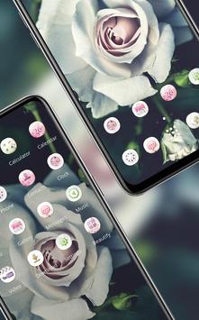 Nature Plant Pure Charming White Flowers Theme For Android