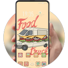 Hand drawing theme | food truc icon
