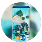 Theme for summer fresh cool fruits wallpaper-icoon