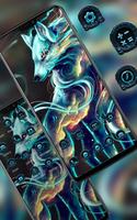 Colored Light Effect Wolf theme Cool Animals capture d'écran 3