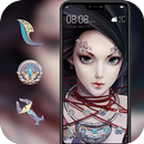 Anime beautiful girl Goddess theme APK