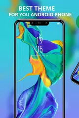 Colorful flow blue theme for p APK download