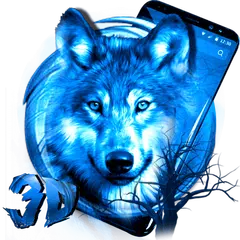 3D Ice Wolf Theme APK download