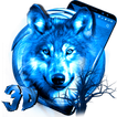 3D Ice Wolf-thema