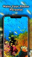 Fond D'écran D'aquarium: Poissons D'océan capture d'écran 1