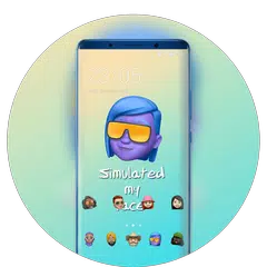 Theme for memoji simulated my face wallpaper APK 下載