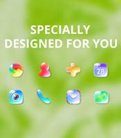 Nature bright fresh green lemon bubble theme 截图 3