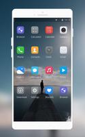 Theme for vivo Y81i | lonely person launcher 스크린샷 1