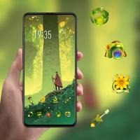 King of the forest in bright sunlight theme পোস্টার
