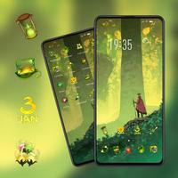 King of the forest in bright sunlight theme syot layar 2