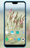 Small fresh flowers theme for sharp aquos r2 Affiche