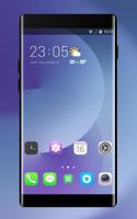 Theme for Samsung galaxy J7  purple wallpaper plakat