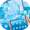 Glass crystal butterfly theme with water quality
